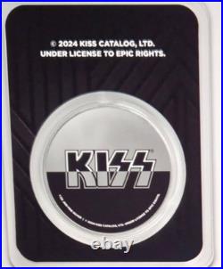 2024 Niue Colorized 1 oz. 999 Fine Silver Coin KISS in TEP 2024 Niue Colorized 1 oz. 999 Fine Silver Coin KISS in TEP