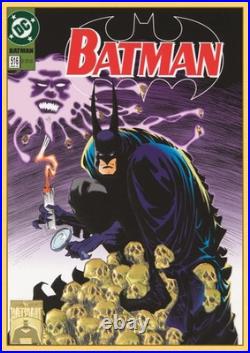 2024 Niue DC Batman 516 Comic 5 oz Silver Gilded Colorized Proof Coin