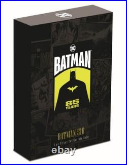 2024 Niue DC Batman 516 Comic 5 oz Silver Gilded Colorized Proof Coin