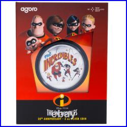 2024 Niue Disney The Incredibles 20th Ann. 3 oz Silver Colorized Proof Coin 2024 Niue Disney The Incredibles 20th Ann. 3 oz Silver Colorized Proof Coin