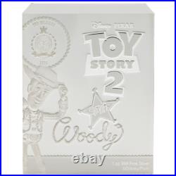 2024 Niue Disney Toy Story Woody's Roundup Sheriff Woody 1 oz Silver Coin
