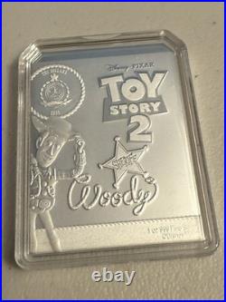 2024 Niue Disney Toy Story Woody's Roundup Sheriff Woody 1 oz Silver Coin