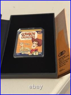 2024 Niue Disney Toy Story Woody's Roundup Sheriff Woody 1 oz Silver Coin