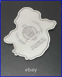 2024 Niue Ghostbusters Slimer Shaped 2 oz Silver Coin