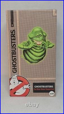 2024 Niue Ghostbusters Slimer Shaped 2 oz Silver Coin