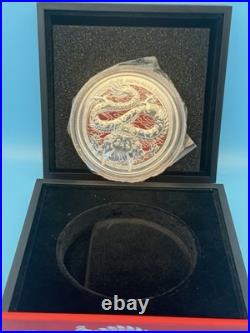 2024 Niue Lunar Year of the Dragon 3 oz. 999 Silver Colorized Proof Coin Box/COA 2024 Niue Lunar Year of the Dragon 3 oz. 999 Silver Colorized Proof Coin Box/COA