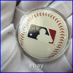 2024 Niue Major League Baseball (Mlb) Logo 1 oz Colorized Silver Coin (Box/Coa)