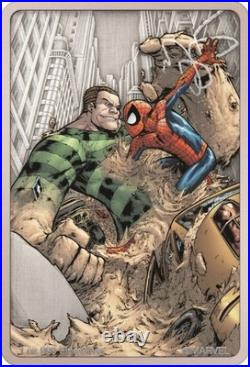 2024 Niue Marvel Spider-Man Villain's Sandman 1 oz Silver Antiqued Coin 2024 Niue Marvel Spider-Man Villain's Sandman 1 oz Silver Antiqued Coin