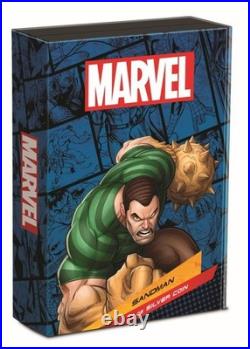 2024 Niue Marvel Spider-Man Villain's Sandman 1 oz Silver Antiqued Coin 2024 Niue Marvel Spider-Man Villain's Sandman 1 oz Silver Antiqued Coin