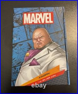 2024 Niue Marvel Spider-Man Villains Kingpin 1 oz Silver Proof Coin Mintage 2000