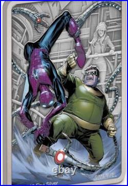 2024 Niue Marvel Spiderman Villains Doctor Octopus 1oz Silver Coin
