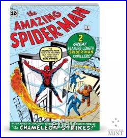 2024 Niue Marvel The Amazing Spider-Man #1 Comix 1oz Silver Proof Coin 2024 Niue Marvel The Amazing Spider-Man #1 Comix 1oz Silver Proof Coin