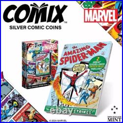 2024 Niue Marvel The Amazing Spider-Man #1 Comix 1oz Silver Proof Coin 2024 Niue Marvel The Amazing Spider-Man #1 Comix 1oz Silver Proof Coin