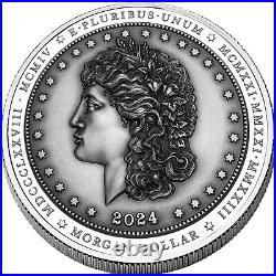 2024 Niue Morgan Dollar UHR Dual Finish 1 oz Silver Coin