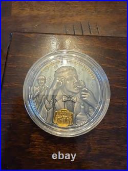 2024 Niue Peaky Blinders Arthur Shelby 2 oz Silver High Relief Black Proof Coin