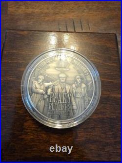 2024 Niue Peaky Blinders Arthur Shelby 2 oz Silver High Relief Black Proof Coin