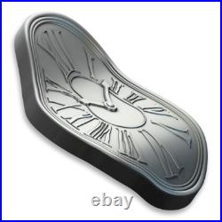 2024 Niue Salvador Dali Melting Clock 1.5 oz Silver Antiqued Shaped Coin 2024 Niue Salvador Dali Melting Clock 1.5 oz Silver Antiqued Shaped Coin