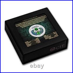 2024 Niue Silver Malachite Scarabaeus Proof (with Box & COA)