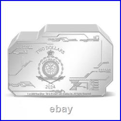 2024 Niue Star Trek USS Enterprise NCC 1701 Vehicles 1oz Silver Coin