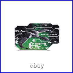 2024 Niue Star Trek Vehicles Bird of Prey 1 oz Silver Colorized Proof Coin