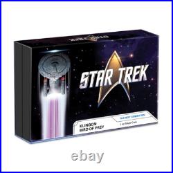 2024 Niue Star Trek Vehicles Bird of Prey 1 oz Silver Colorized Proof Coin