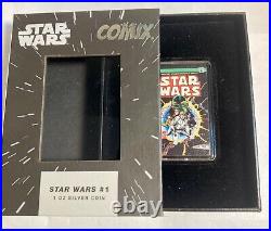2024 Niue Star Wars #1 Comix 1oz Silver Colorized Proof Coin Mintage 240 of 1000