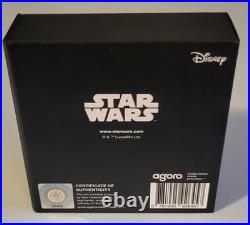 2024 Niue Star Wars Chewbacca 3 oz. 999 Silver Colorized Coin In Box COA