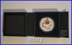 2024 Niue Star Wars Chewbacca 3 oz. 999 Silver Colorized Coin In Box COA