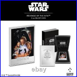 2024 Niue Star Wars Revenge of the Sith 5 oz Silver Proof Poster Coin