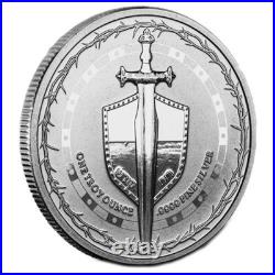 2024 Niue Sword of Truth Coin Series 1 oz. 9999 Fine Silver BU IN STOCK