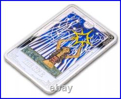 2024 Niue TAROT Card XVII THE STAR 1 oz. 999 Silver Colorized Proof Coin