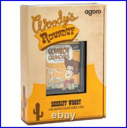 2024 Niue Toy Story Woody's Roundup Sheriff Woody Coin 1 oz. 999 Silver