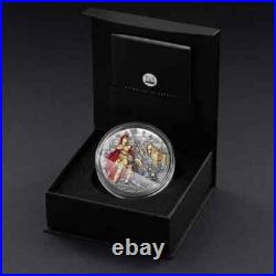 2024 Niue Troya 2 oz Antiqued Silver and Gilded Mintage of only 500 2024 Niue Troya 2 oz Antiqued Silver and Gilded Mintage of only 500