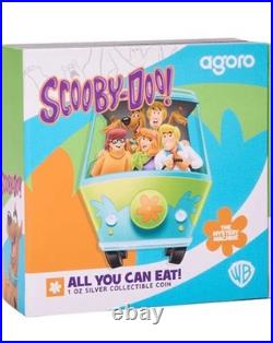 2024 Scooby-Doo All You Can Eat 1 oz Silver Coin By Agoro Mintage