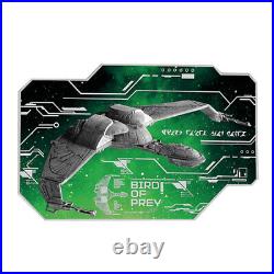 2024 Star Trek Vehicles Klingon Bird of Prey 1 oz Silver Coin by Agoro Mintag 2024 Star Trek Vehicles Klingon Bird of Prey 1 oz Silver Coin by Agoro Mintag
