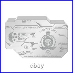 2024 Star Trek Vehicles Klingon Bird of Prey 1 oz Silver Coin by Agoro Mintag 2024 Star Trek Vehicles Klingon Bird of Prey 1 oz Silver Coin by Agoro Mintag