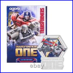 2024 Transformers One 1 oz Silver Coin By Agoro Mintage of 2024 2024 Transformers One 1 oz Silver Coin By Agoro Mintage of 2024