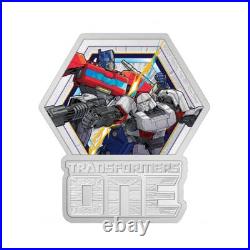 2024 Transformers One 1 oz Silver Coin By Agoro Mintage of 2024 2024 Transformers One 1 oz Silver Coin By Agoro Mintage of 2024