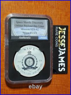 2025 $1 Niue Reverse Proof Silver Discovery Shuttle Ngc Pf70 Bullion Plus 1 Oz