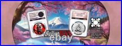 2025 $1 Niue Samurai Warrior 1 oz NGCX REVERSE PF 10 Kimono Jacket in Slab 2025 $1 Niue Samurai Warrior 1 oz NGCX REVERSE PF 10 Kimono Jacket in Slab