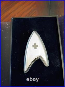 2025 1 oz. 999 Silver Star Trek Medical Insignia. Only 2000 Issued
