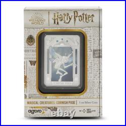 2025 1 oz Colorized Niue Silver Harry Potter Creatures Cornish Pixie (Box, CoA) 2025 1 oz Colorized Niue Silver Harry Potter Creatures Cornish Pixie (Box, CoA)