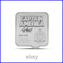 2025 $3 Niue Marvel Clang Captain America 2 oz Silver in OGP 2025 $3 Niue Marvel Clang Captain America 2 oz Silver in OGP
