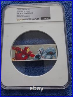 2025 3oz Niue S$5 Iron Man vs Ultron PF70