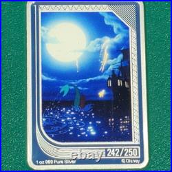 2025 Agoro DISNEY Renaissance Trading Coin THE LITTLE MERMAID #242 ARIEL 1oz COA