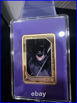 2025 Agoro NIUE $2 DC Comics Trading Coins Batman Amethyst Mintage 27/40