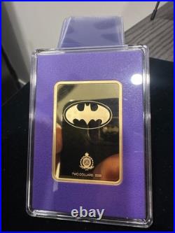 2025 Agoro NIUE $2 DC Comics Trading Coins Batman Amethyst Mintage 27/40