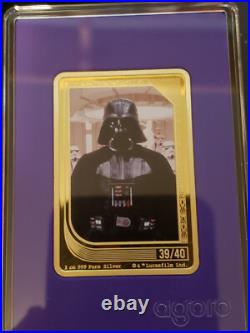 2025 Agoro NIUE $2 Star Wars Trading Coins Darth Vader Amethyst Mintage 39/40
