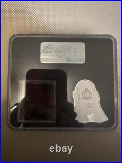 2025 Agoro Niue 1 oz Silver Proof Coin NGC R2-D2 PF70 UC 35 MM Screencut