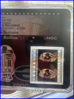 2025 Agoro Niue 1 oz Silver Proof Coin NGC R2-D2 PF70 UC 35 MM Screencut